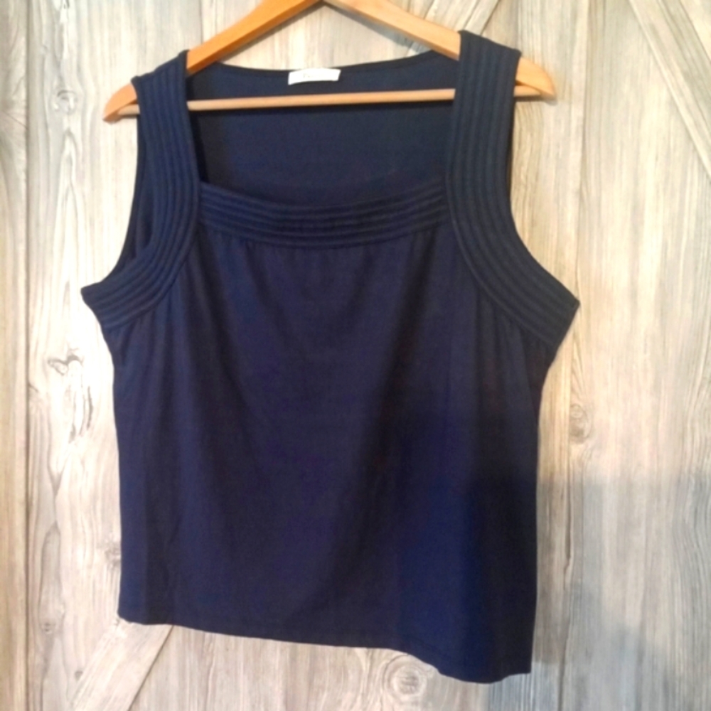 Precis Navy Stretch Suitwear Top XL